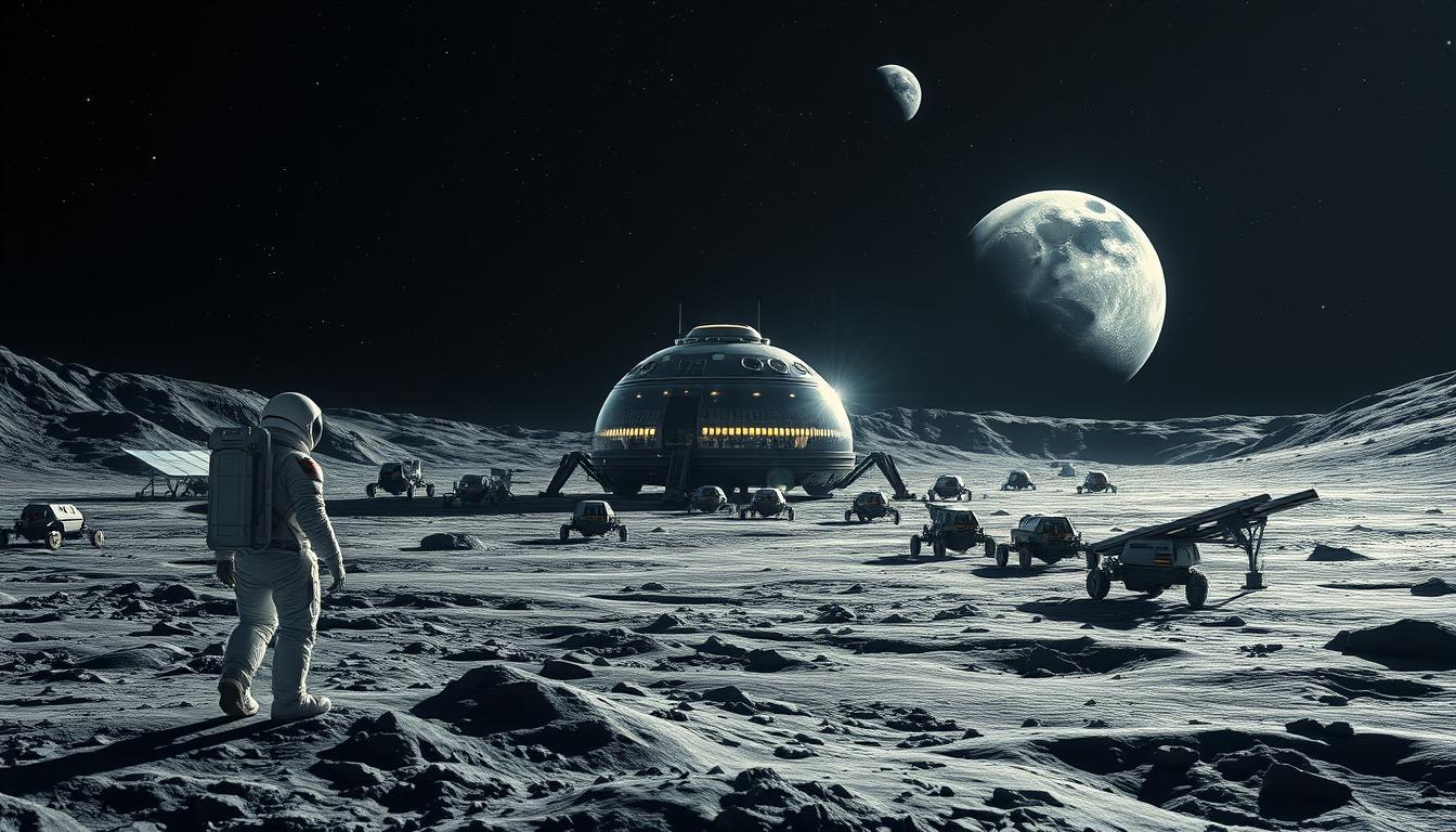 O que seria necessário para construir uma base na Lua